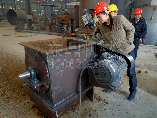 泥料破碎機現場